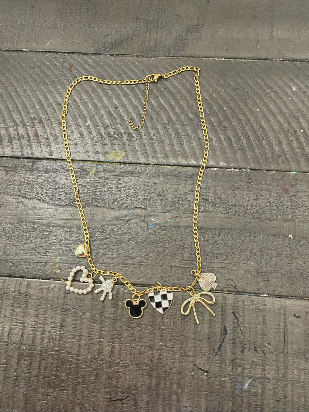 Etsy Mickey necklace